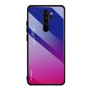 MG Gradient Glass plastika ovitek za Xiaomi Redmi Note 8 Pro, roza-vijolična