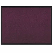 Vidaxl Doormat Bordo rdeča 60 x 40 x 1.2 cm Teddy tkanina