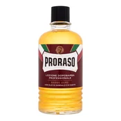 PRORASO Red After Shave Lotion vodica po britju 400 ml poškodovana škatla