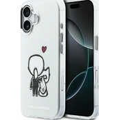 Karl Lagerfeld KARL LAGERFELD OVITEK KARL & CHOUPETTE ZA MAGSAFE IPHONE 17 ELEGANTEN ETUI