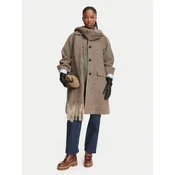 Weekend Max Mara Volneni plašč Latino 2625016032 Rjava Regular Fit