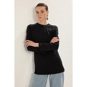 Trendyol Modest Ženska majica Tctss25Rt00000, Crna