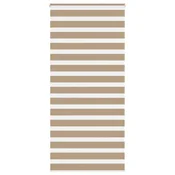 Zebra zavjesa Pješcano smeda 95x200 cm Širina tkanine 90,9 cm Poliester