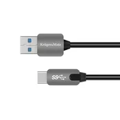 shumee Kabel USB 3.0 vtič - vtič tipa C 5 Gbps 0,5 m Kruger&Matz