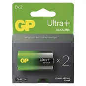 GP B03412 Ultra Plus D (LR20) alkalne baterije, 2 komada.