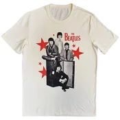 The Beatles Red Stars Natural L Majica
