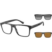 Emporio Armani EA4115 50171W ONE SIZE (54) Črna/Siva