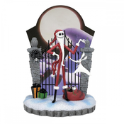 Enesco VITRINA FIGURICA DISNEY NIGHTMARE BEFORE CHRISTMAS SANTA JACK DOOR DIORAMA, (20837837)