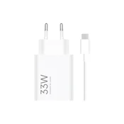 Xiaomi kucni punjac 33W Type A na Type C sa kablom beli