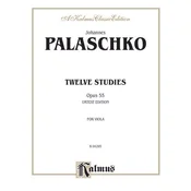 PALASCHKO-TWELVE STUDIES OP.55 VIOLA