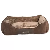 SCRUFFS ležišče Chester, čokoladno, XL