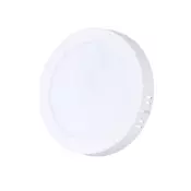 XLED 12W 6500K Nadgradni okrugli LED panel plasticni ,1320Lm,?168*31mm, Ra 80, IP20