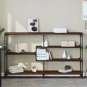 Konzolni stol boja smedeg hrasta 160x32x95 cm konstruirano drvo