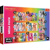 Trefl Uganka 10v1 Zbirka modnih punčk/Rainbow high
