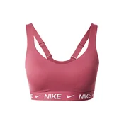NIKE Športni nederček INDY eozin / bela