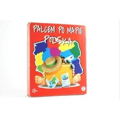 shumee Prst na zemljevidu POLJSKA Izobraževalna igra ABINO