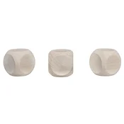 Rayher Igralne kocke, lesene 3x3 cm, set 3, (20615029)