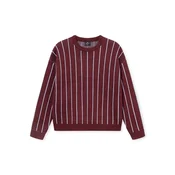 Johnny Urban Pulover Levin svetlo modra/burgund