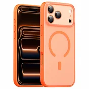 Overboard Ovitek za iPhone 17 Pro, pripravljen za MagSafe, mat z zaščito kamere, oranžen