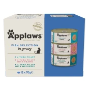 Applaws Fish Selection Konzerva za macke, izbor ribe u umaku 12 x 70 g