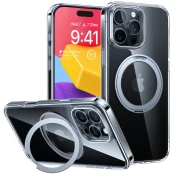 Premium maska Torras Ostand Pro za iPhone 16 Pro - clear
