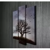 Wallity Dekorativne slike na platnu, 45x20cm, 3 komada, Šarene