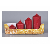 eoshop Adventne sveče GRADED PEGAZ d4,5x5,7,9,11cm 4ks