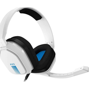 POZZI Astro Gaming A10 Wired Gaming slušalke, lahke in poškodbe odporne, Astro zvok, 3,5 mm zvočni priključek, za Xbox Series X | S, Xbox One, PS5, PS4, Nintendo Switch, PC, Mobile - White/Blue, (20869683)
