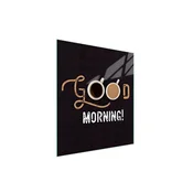shumee Steklena deska za rezanje 45x52 Kava