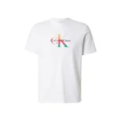 Calvin Klein Jeans Majica Pride  zelena / rdeča / črna / bela