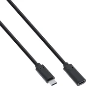 IN USB 3.2 tip C muški/ženski kabel, 0,5 m