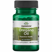 Swanson Origano olje 10: 1 (izvleček olja origana), 150 mg, 120 mehkih kapsul