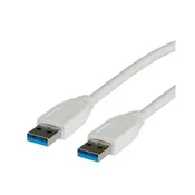 VALUE Value USB kabel USB 3.2 gen. 1 (USB 3.0) USB-A vtič 1.80 m bela zaščiten 11.99.8975, (20417202)