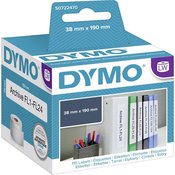 DYMO Print traka Dymo 99018, S0722470, 110 naljepnica (190 x 38 mm), bele barve, za LabelWriter