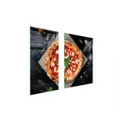 shumee STEKLENI ZAŠČITNI KROŽNIK 75x52 ZA PIZZO