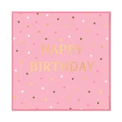 PARTISAN VOŠČILNICA HAPPY BIRTHDAY PINK