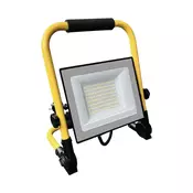 V-TAC LED reflektor s premičnim stojalom, 50 W, 4270 lm, kabel z vtičem, CREE čip Barva světla: Dnevna bela