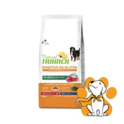 Natural Trainer Sensitive No Gluten Medium&Maxi Adult with Lamb 12kg, Za Pse