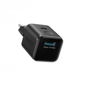Nano 45W putni zidni punjač sa ekranom, USB-C port, crni