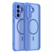 Hibridni ovitek HaloFrost II MagSafe za Samsung Galaxy A57 - sky blue