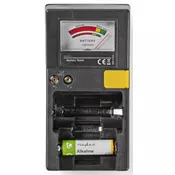 BATE110 tester za baterije AA, AAA, C, D, 9V, Dugme baterije