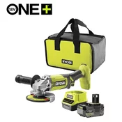 Aku. ugaona brusilica + punjac+ baterija 4Ah (18V ONE+™) RYOBI RAG18125-1C40S