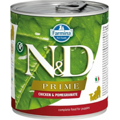 N&D DOG PRIME Puppy piščanec in granatno jabolko 285g