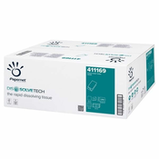 Papernet Papernetove zložene brisače - 2 plasti, bele z reliefom, 3 150 kosov