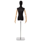 vidaXL Prilagodljiv maneken 162-233 cm z glavo in podnožjem Ženska PP