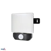 Bemko LED reflektor s PIR senzorom 10W 4000K 900 lm IP65 črna BM-C65-LFX-010BL-4K-PIR