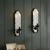 2x WVOPIAHY Vintage stenski svečnik iz kovine
