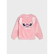 Sinsay - Dukserica crewneck Stitch - roze