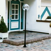Albert Leuchten Pole light kristalna krogla, črna - jasno - Kovina