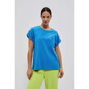 Marisse Womens T-Shirt L-Ts-4086 Fresh Blue